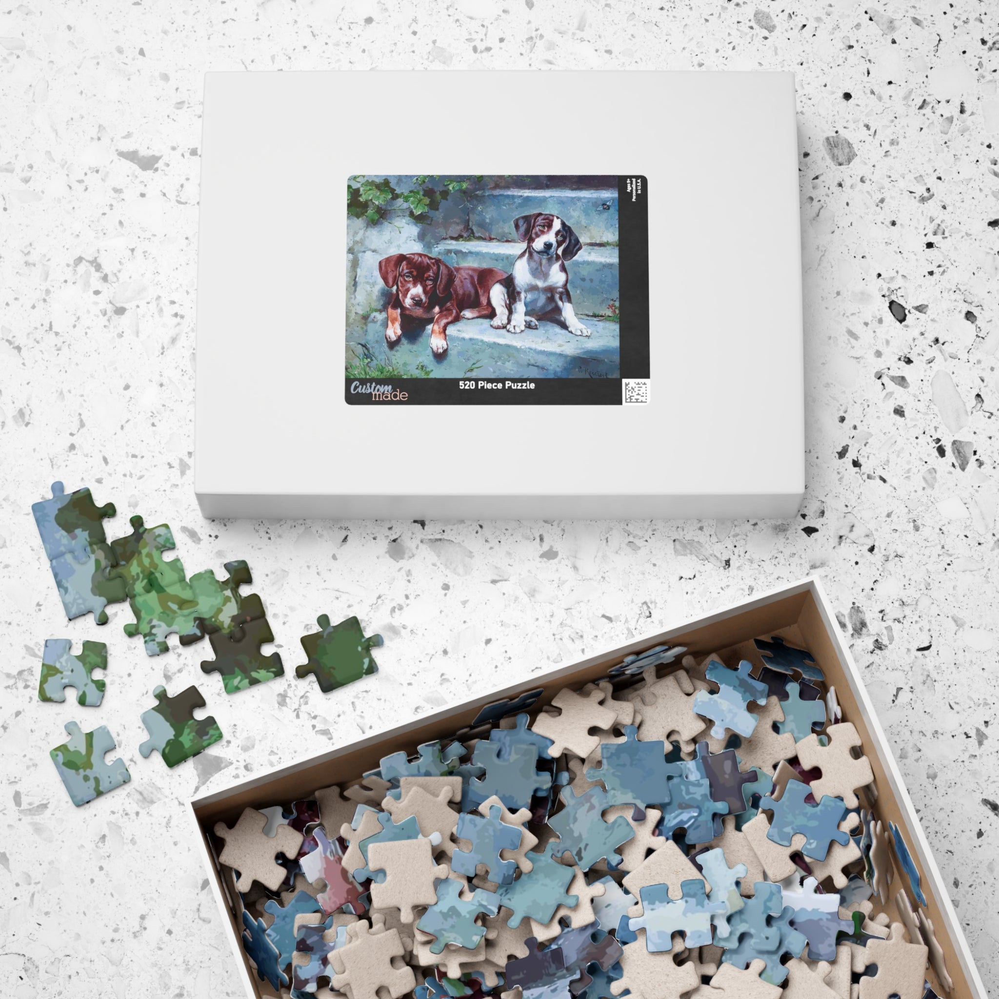 Puzzled Puppies Puzzle (110, 252, 520, 1014-piece)