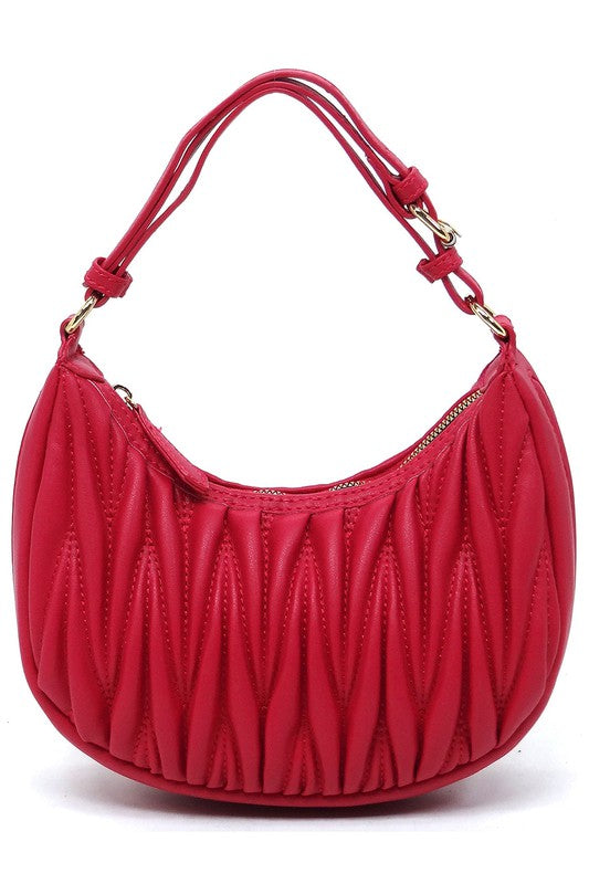 Women's Chevron Quilted Hobo Shoulder Bag