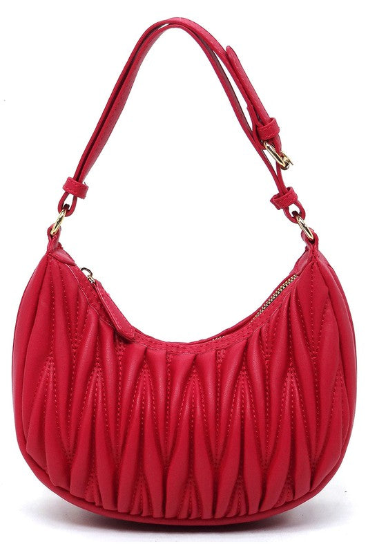 Women's Chevron Quilted Hobo Shoulder Bag