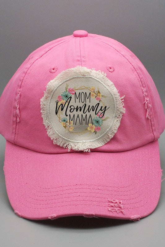 Mother's Day Mom Mommy Mama Patch Hat