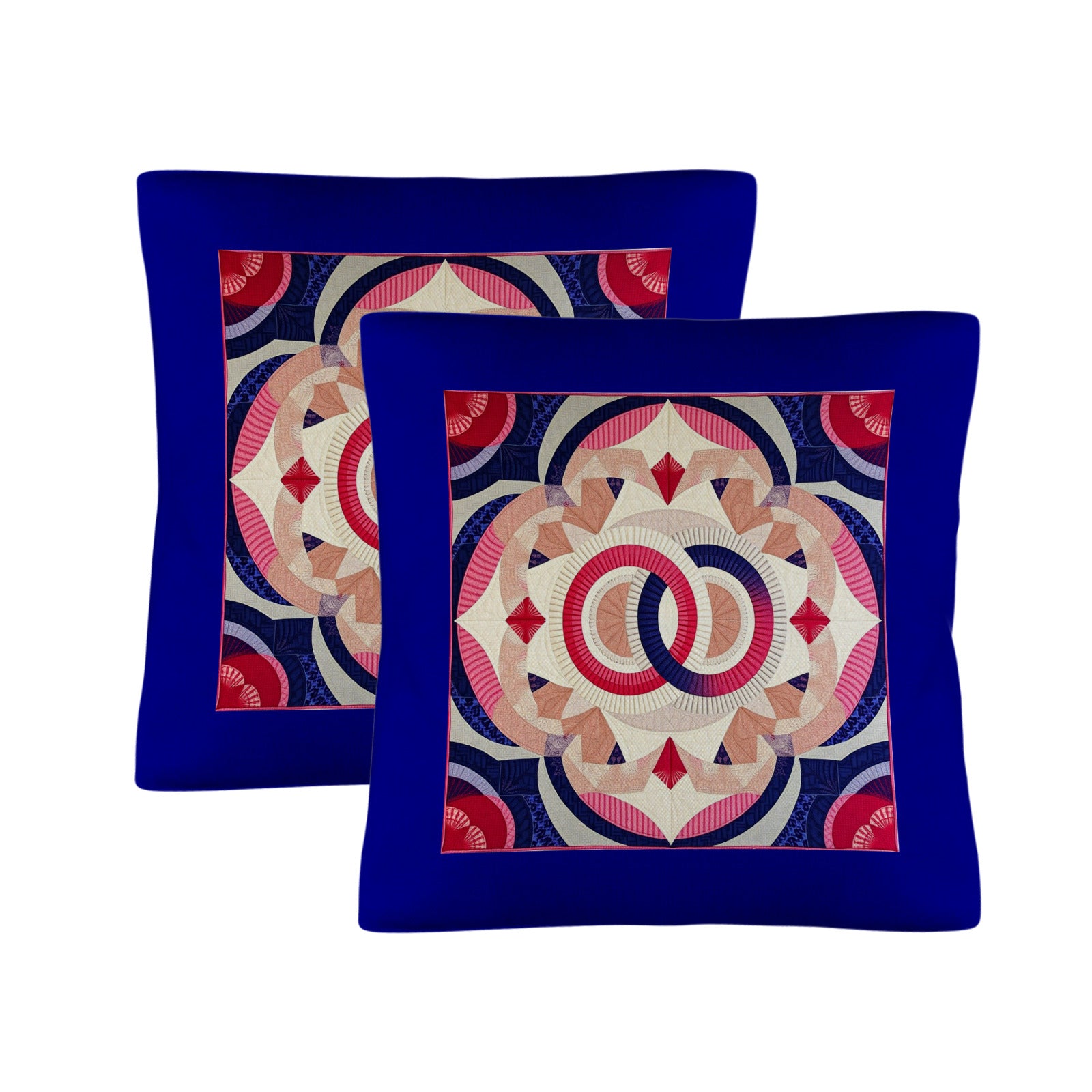 Double Ring Pattern Custom Pillow Case 18