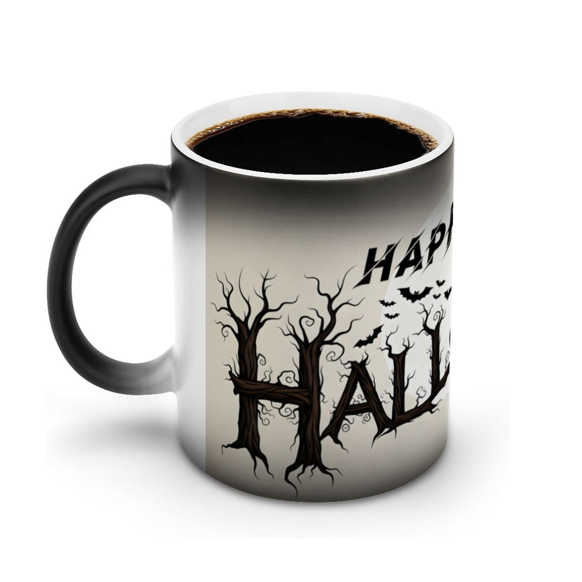 Happy Halloween Color Changing 11 oz Coffee Mug (Made in USA)