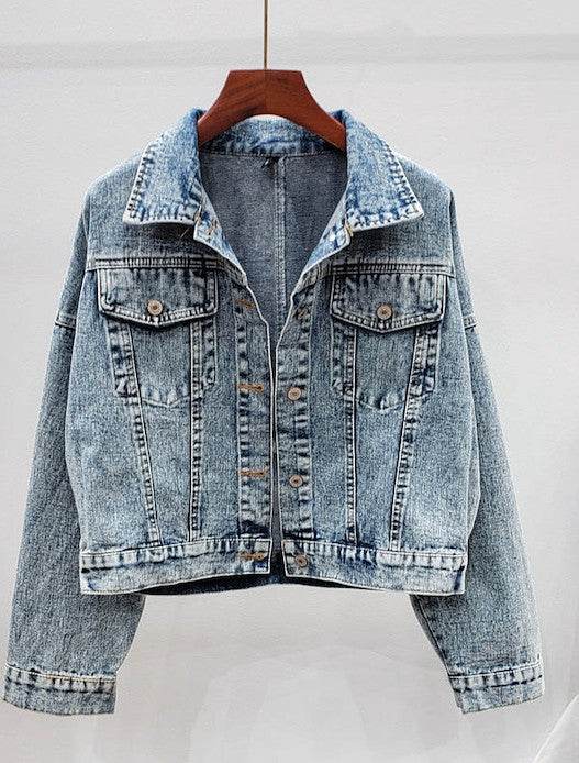 Fringed Blue Denim Jacket