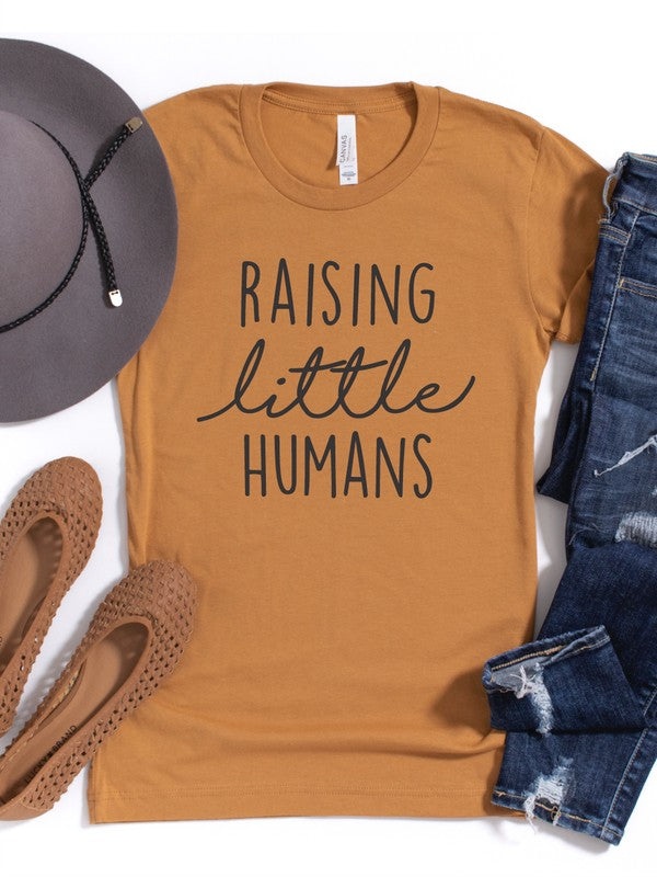 Women's Raising Little Humans Graphic T-shirt