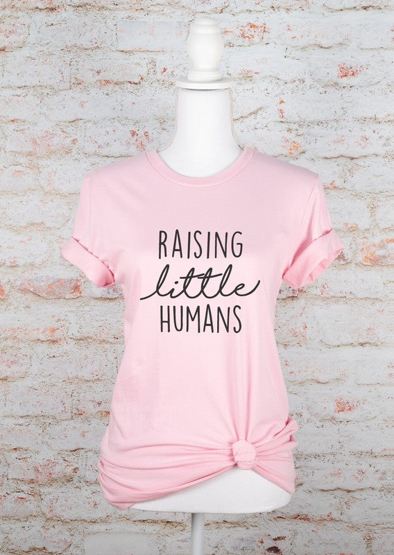 Women's Raising Little Humans Graphic T-shirt