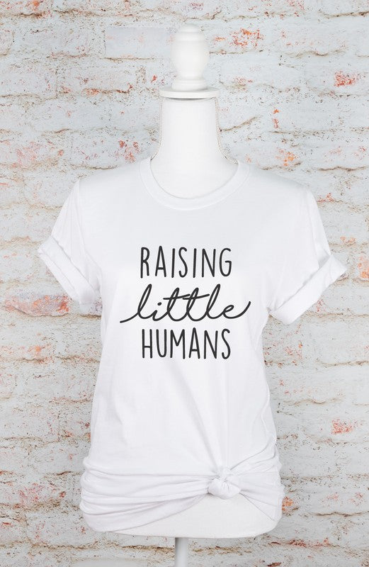 Women's Raising Little Humans Graphic T-shirt