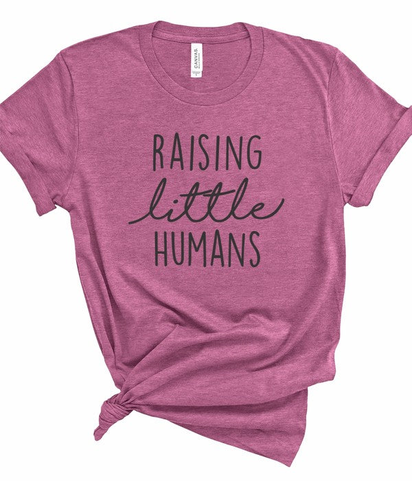 Women's Raising Little Humans Graphic T-shirt