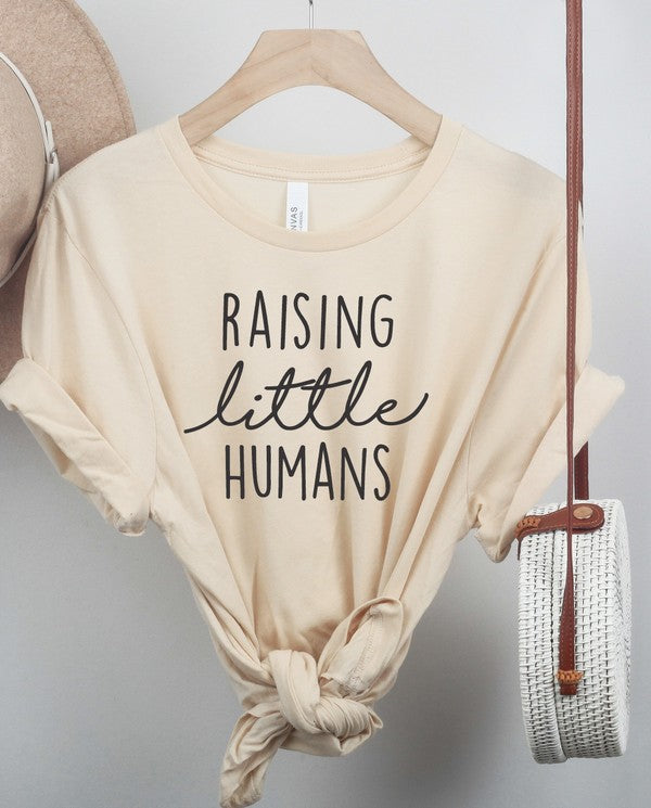 Women's Raising Little Humans Graphic T-shirt