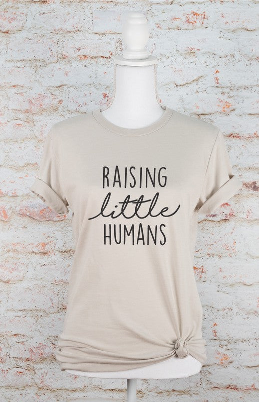 Women's Raising Little Humans Graphic T-shirt