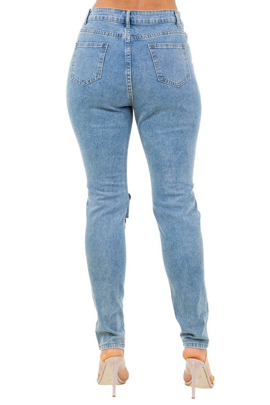 Women's Fashion Style Skinny Denim Jeans