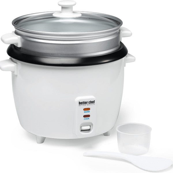 Better Chef 10-Cup Nonstick Rice Cooker With Steamer