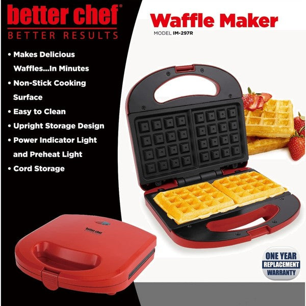 Better Chef Non-Stick Electric Waffle Maker