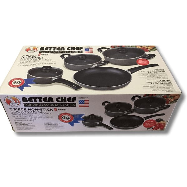 Better Chef 7-Piece Aluminum Nonstick Cookware Set