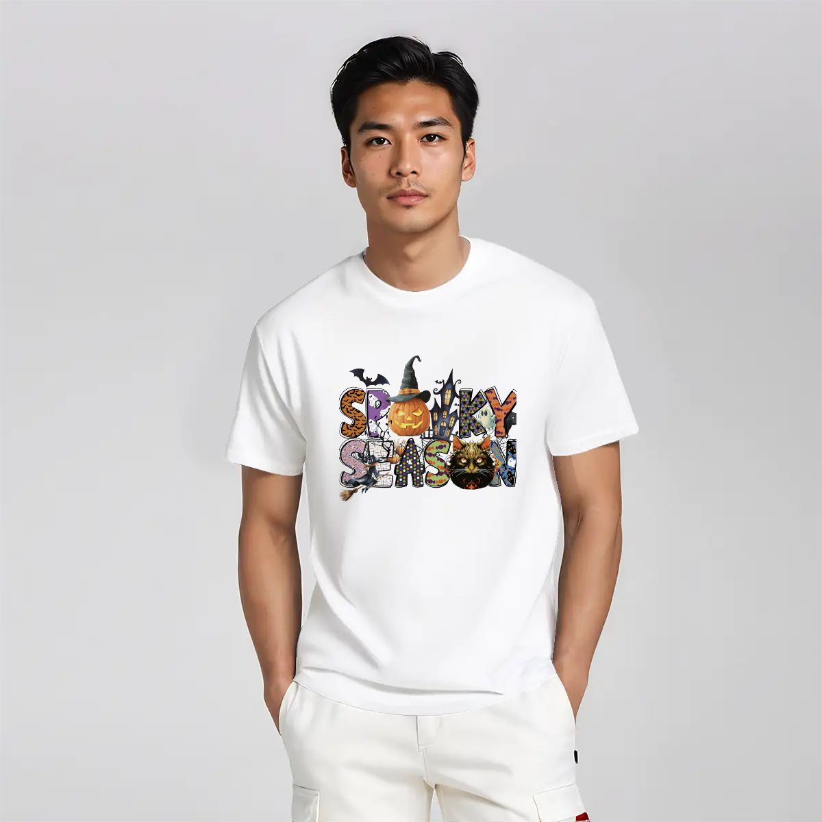 Halloween Spooky Season Gildan 5000 Unisex Cotton T-shirt