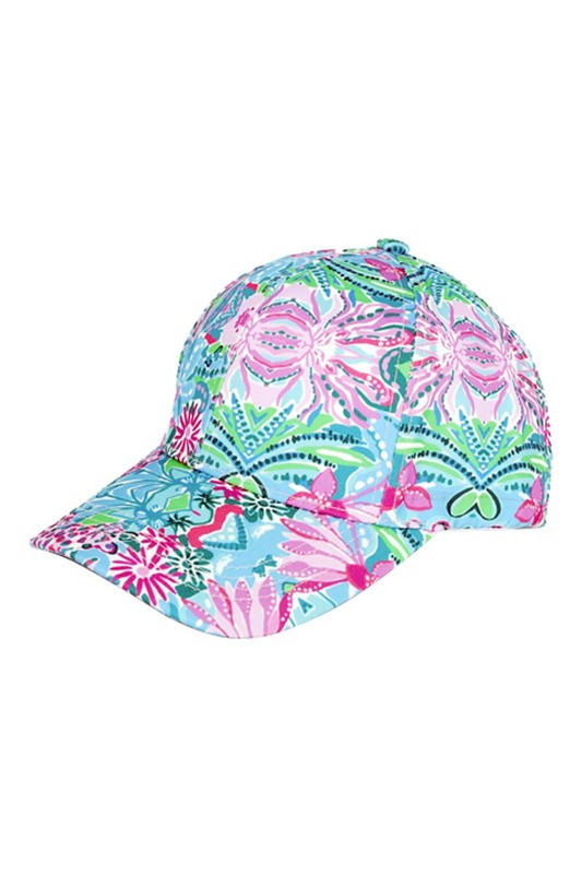 Women's Floral Print Fashion Baseball Cap