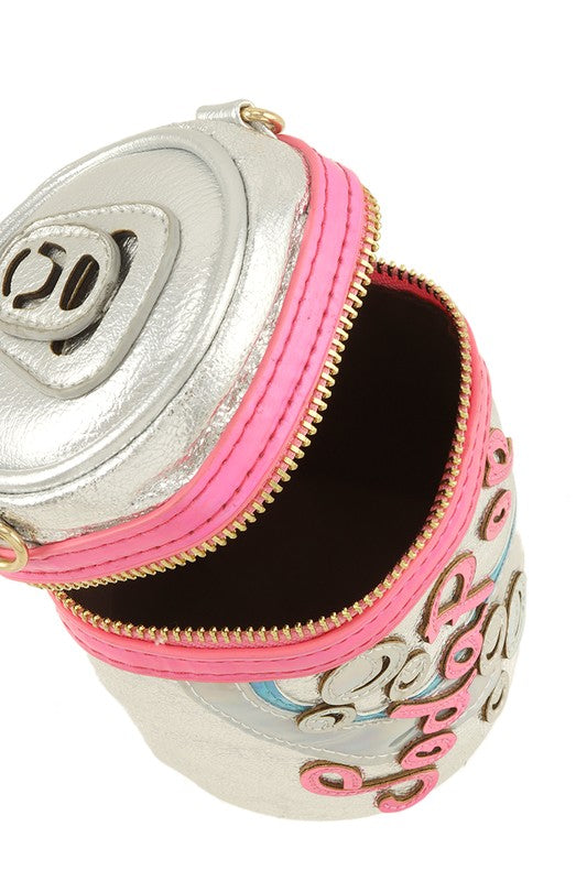 Soda Pop Can Shape Novelty Handbag