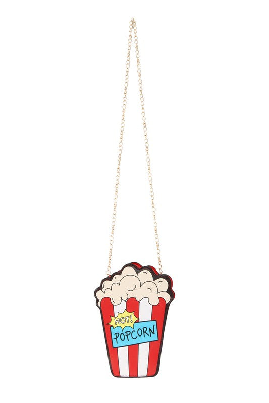 POPCORN Shape Novelty Crossbody Bag