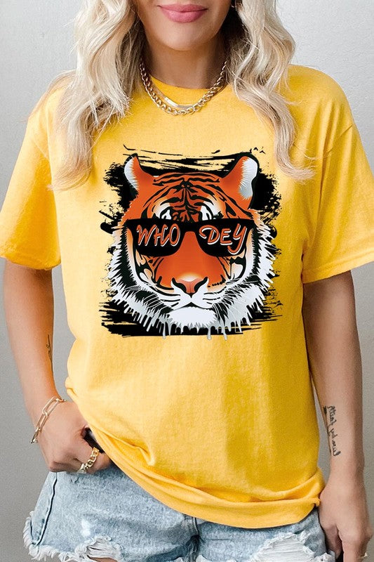 Tiger Who Dey Graphic Heavyweight Tee