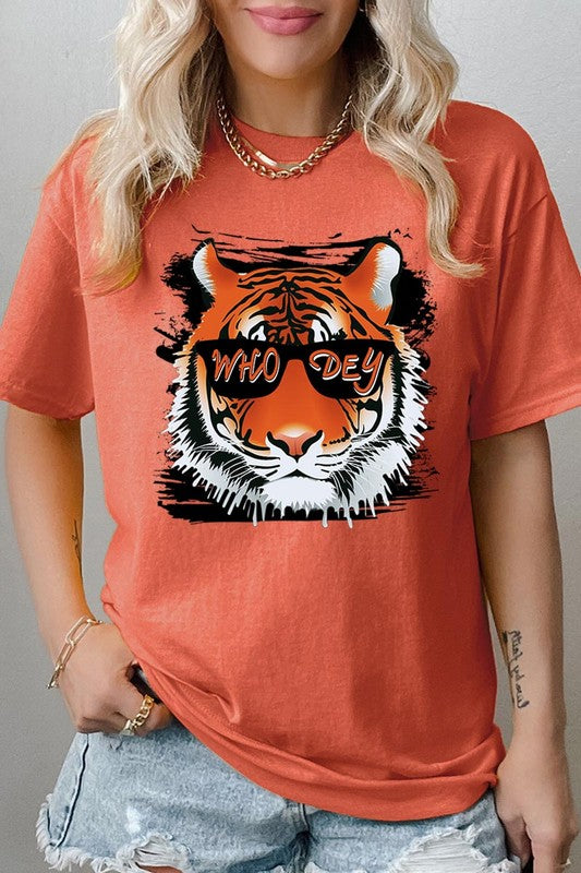 Tiger Who Dey Graphic Heavyweight Tee