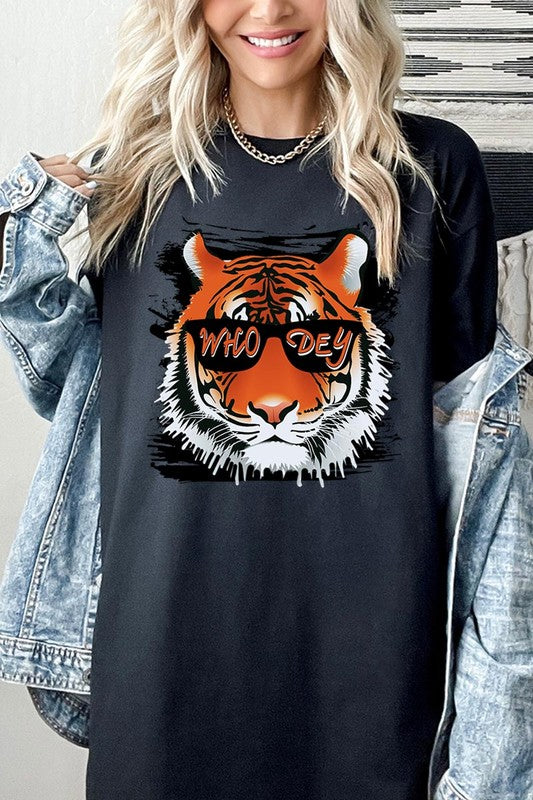 Tiger Who Dey Graphic Heavyweight Tee