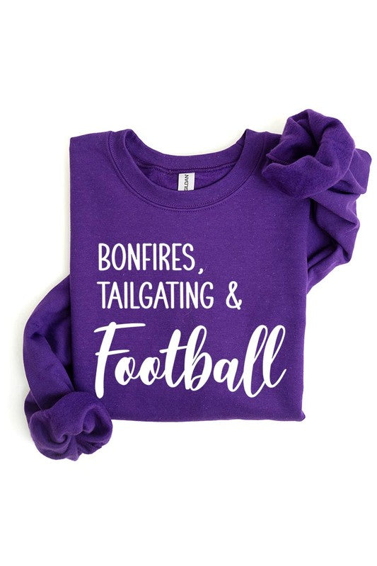 Women's Bonfires Tailgating & Football Graphic Sweatshirts