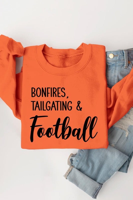 Women's Bonfires Tailgating & Football Graphic Sweatshirts