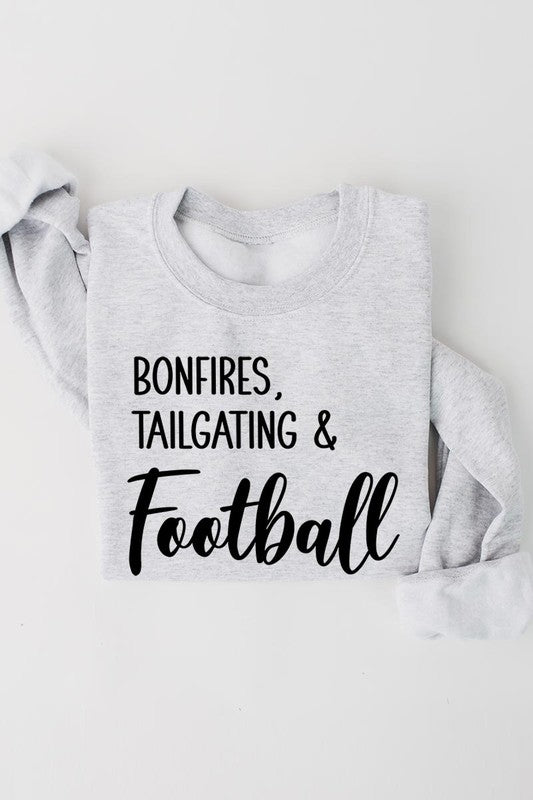 Women's Bonfires Tailgating & Football Graphic Sweatshirts