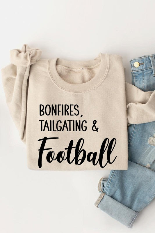 Women's Bonfires Tailgating & Football Graphic Sweatshirts