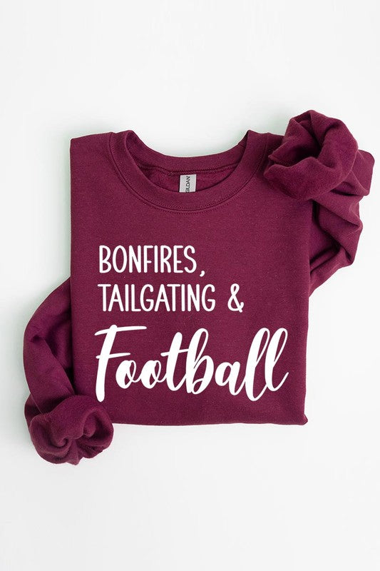 Women's Bonfires Tailgating & Football Graphic Sweatshirts