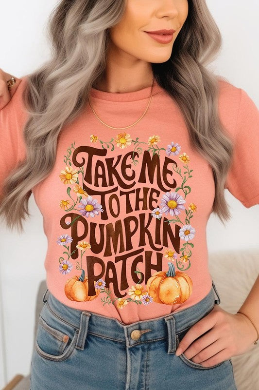 Women's Take Me To The Pumpkin Patch Graphic T-shirt