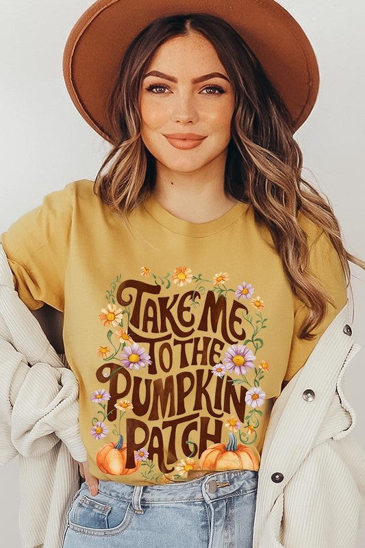 Women's Take Me To The Pumpkin Patch Graphic T-shirt