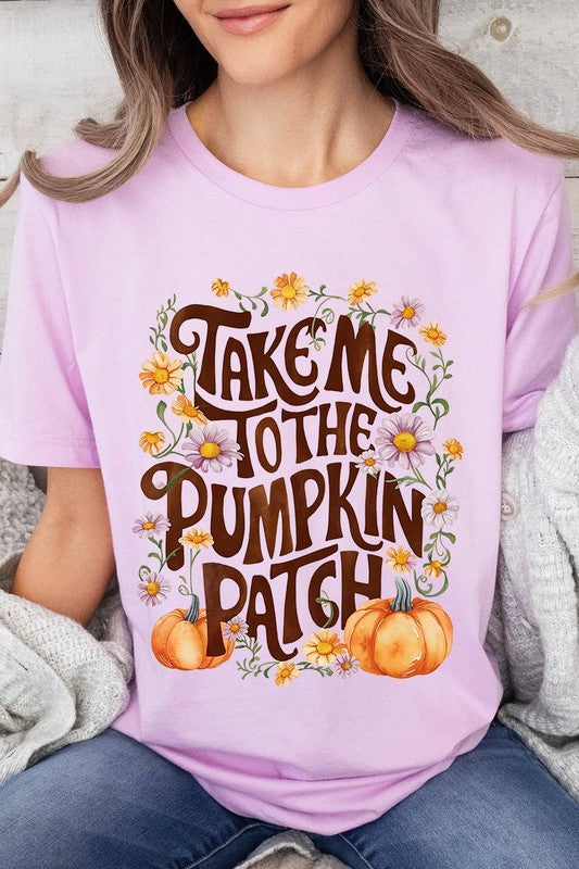 Women's Take Me To The Pumpkin Patch Graphic T-shirt