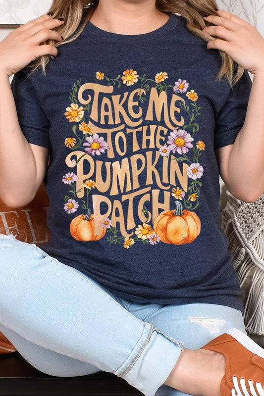 Women's Take Me To The Pumpkin Patch Graphic T-shirt