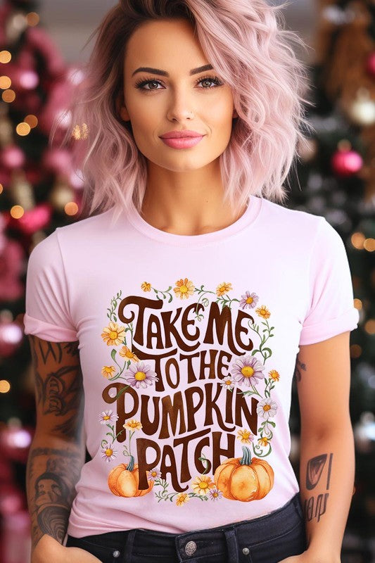 Women's Take Me To The Pumpkin Patch Graphic T-shirt