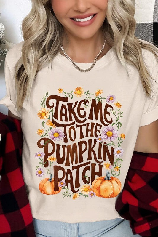 Women's Take Me To The Pumpkin Patch Graphic T-shirt