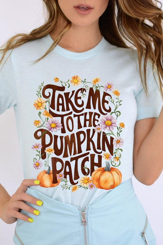 Women's Take Me To The Pumpkin Patch Graphic T-shirt