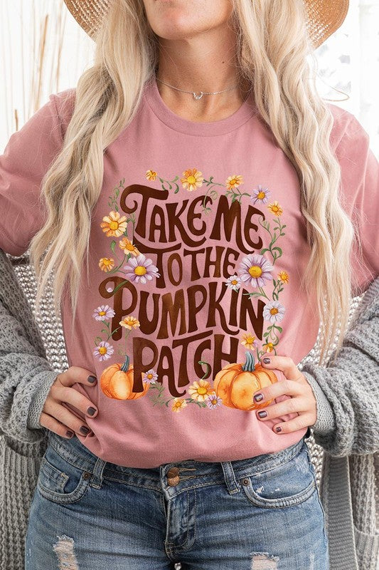 Women's Take Me To The Pumpkin Patch Graphic T-shirt