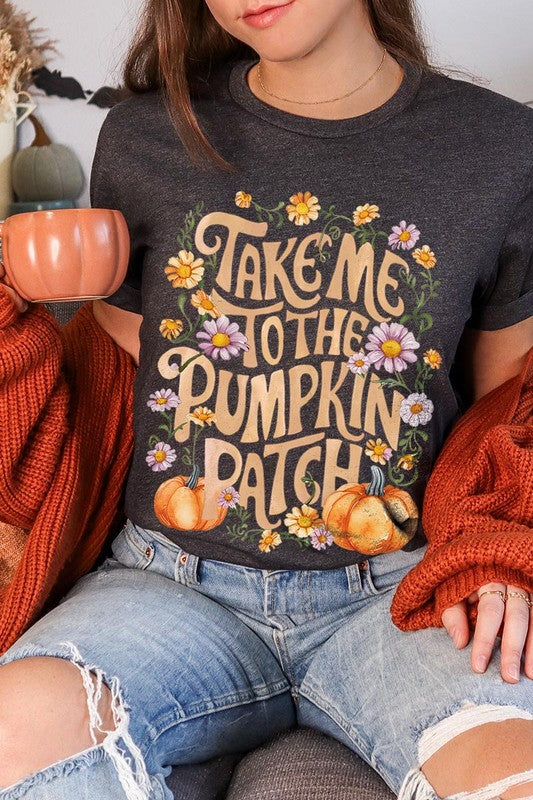 Women's Take Me To The Pumpkin Patch Graphic T-shirt