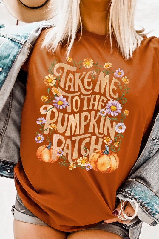 Women's Take Me To The Pumpkin Patch Graphic T-shirt