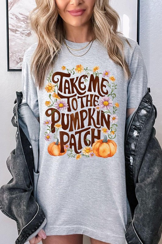 Women's Take Me To The Pumpkin Patch Graphic T-shirt