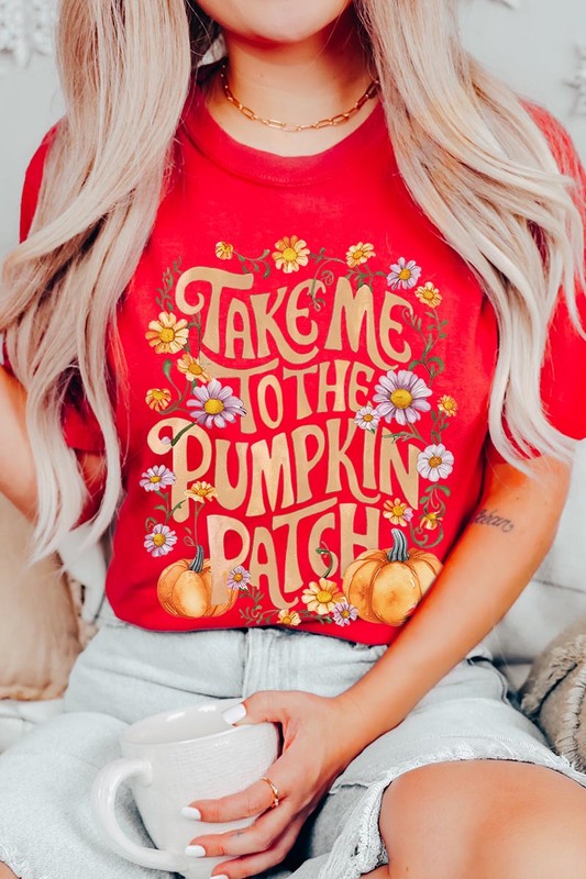 Women's Take Me To The Pumpkin Patch Graphic T-shirt