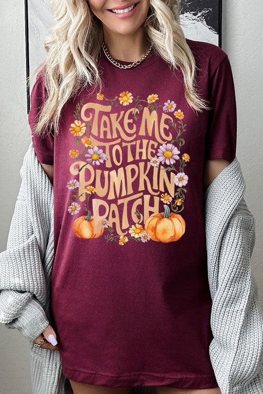 Women's Take Me To The Pumpkin Patch Graphic T-shirt