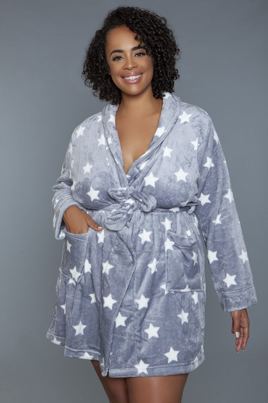 Women's Kaylee Star Print Robe