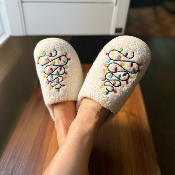 Women's Christmas Precious Lit Coziest Slippers