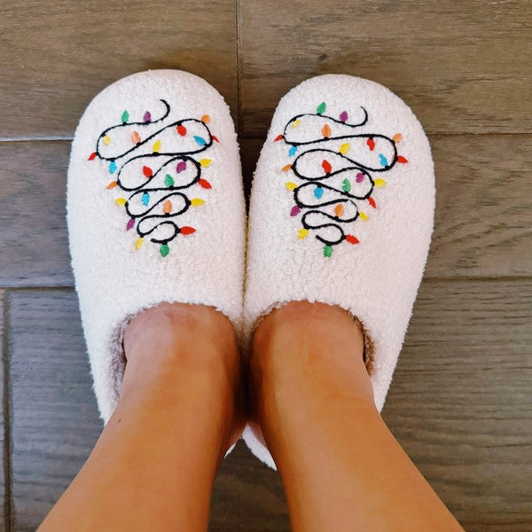 Women's Christmas Precious Lit Coziest Slippers