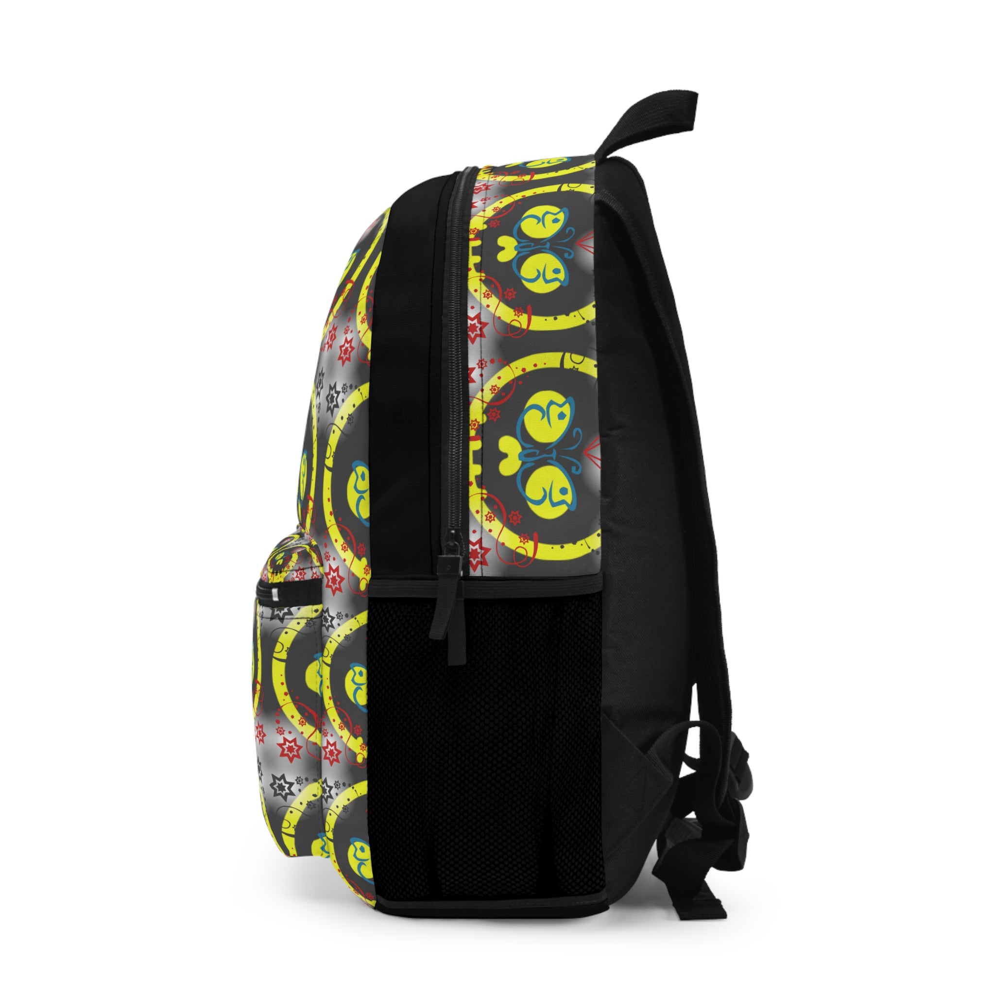 Graffiti Style Yellow Skulls Backpack