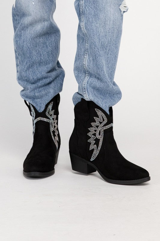 Women's RONAN Rhinestone Western Booties