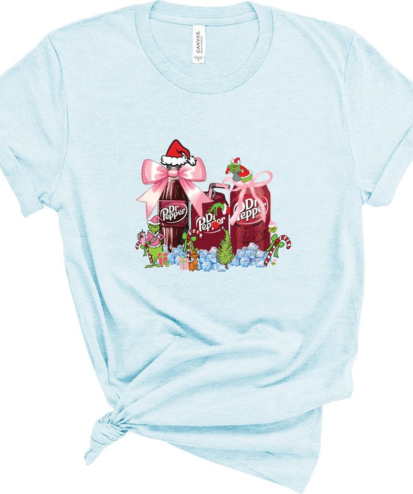 Women's Dr Pepper Christmas Graphic T-shirt