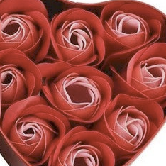 Red Soap Rose Flower Gift Set Valentine Birthday