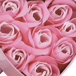 Red Soap Rose Flower Gift Set Valentine Birthday